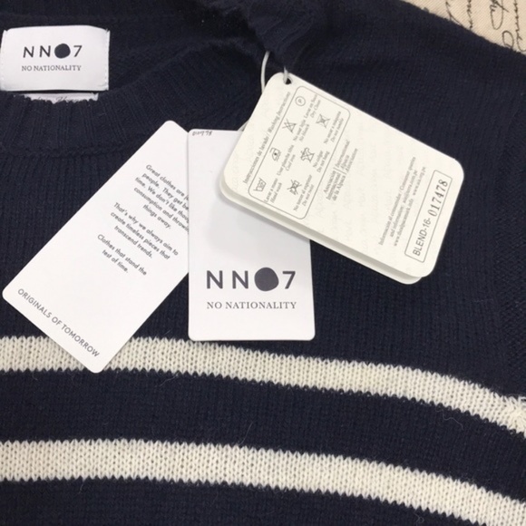 NNO7 Dawson 6294 Slim Fit Stripe Sweater - Picture 5 of 7
